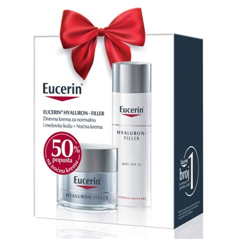 Eucerin Box Hyaluron Filler dnevna i noćna krema sa 50 popusta