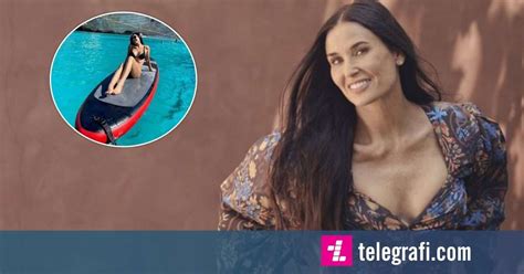 59 Year Old Demi Moore Looks In Impressive Shape As She Poses In A Bikini From Vacation