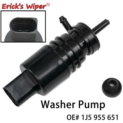 Erick S Wiper Front Windshield Windscreen Wiper Washer Pump Motor With