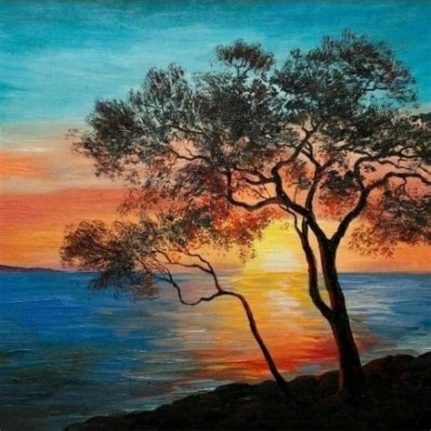 Jual lukisan senja yang indah - Kab. Klungkung - Handmade Painting Bali | Tokopedia