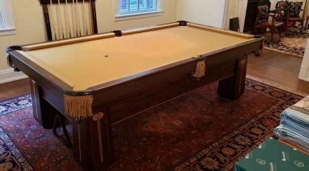 The Regina Antique Billiards Pool Table By Brunswick For Sale