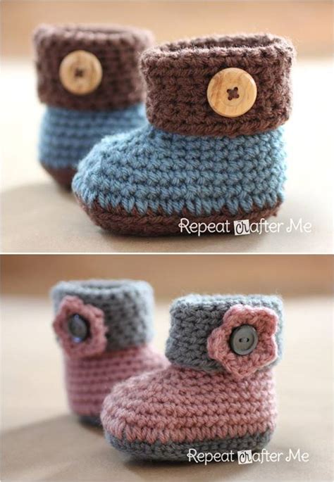 40 Adorable And Free Crochet Baby Booties Patterns