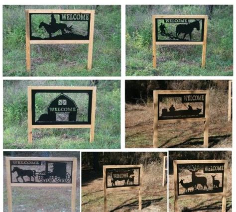 Welcome Signs For Your Driveway Or Cabin 140 Blountstown Farm