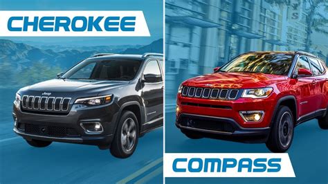 Jeep Cherokee Vs Jeep Compass Youtube