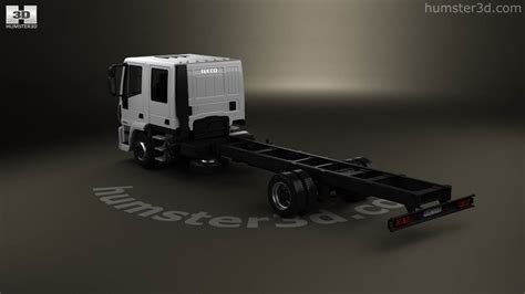 View Of Iveco Eurocargo Double Cab Chassis Truck D Model