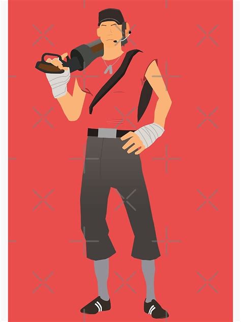 Team Fortress 2 Scout Poster For Sale By Judas Frisby Redbubble