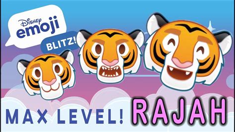 Rajah Max Level Disney Emoji Blitz Youtube