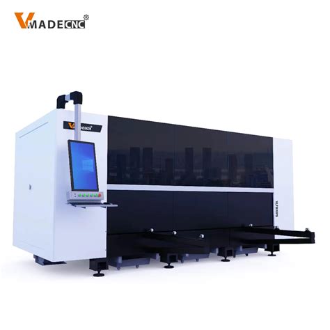 Fibre Laser Cutting Machine W Pipe And Plate Whole Cover Fiber