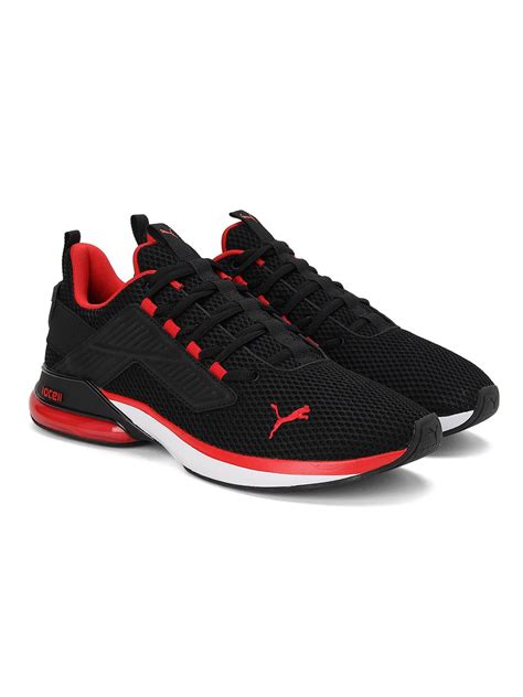 Buy Unisex Black and Red Cell Rapid Sports Shoes From Fancode Shop.