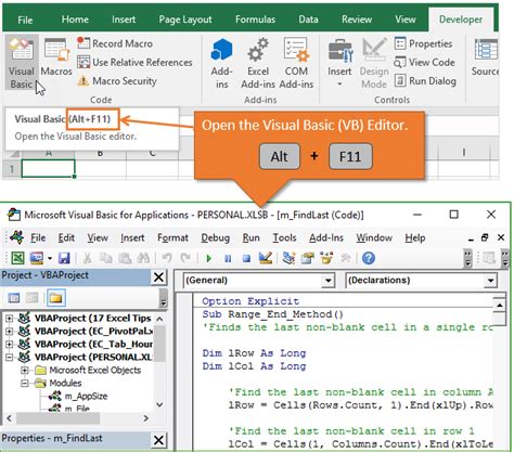 Vba Editor Different Ways To Open Visual Basic Editor Riset