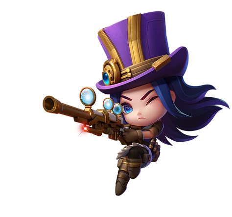 League Of Legends Caitlyn Chibi