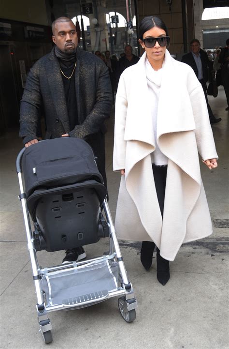 KIM KARDASHIAN and Kanye West Out and About in Paris - HawtCelebs ...