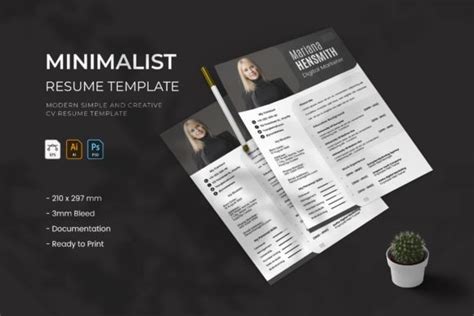 Content Creator Resume Graphic By Vunira Template Creative Fabrica