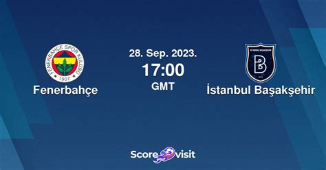 Fenerbahçe vs İstanbul Başakşehir live stream and lineups Scorevisit