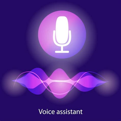 Assistente pessoal e conceito de reconhecimento de voz ilustração plana