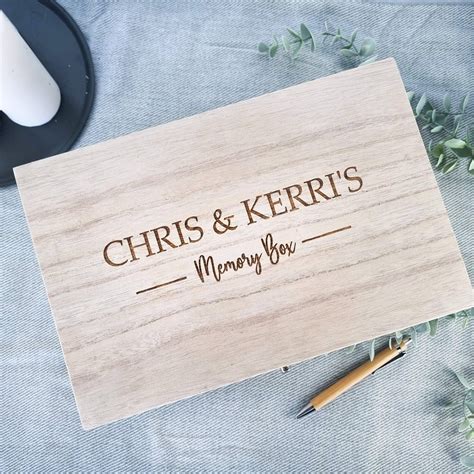 Couples Memory Keepsake Box Etsy Uk