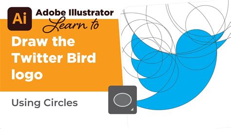 How To Draw The Twitter Bird Logo Step By Step Youtube