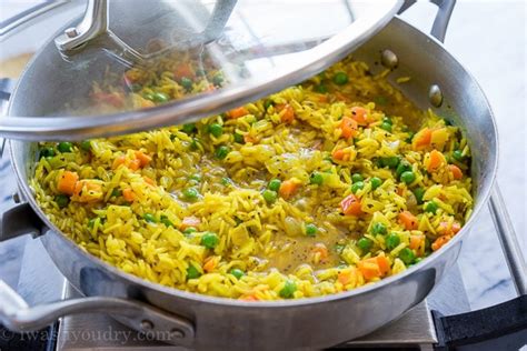 Easy Vegetable Rice Pilaf I Wash You Dry