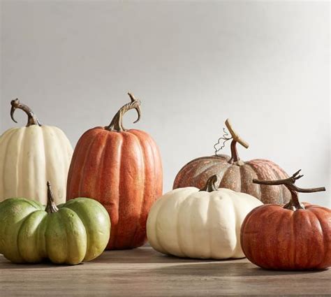 Faux Pumpkins Gourds Faux Pumpkins Pumpkin Pumpkin Pottery