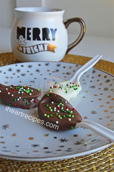 Hot Chocolate Spoons | I Heart Recipes