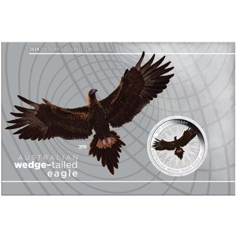 Srebrna Moneta Australian Wedge Tailed Eagle Uncja Coincard