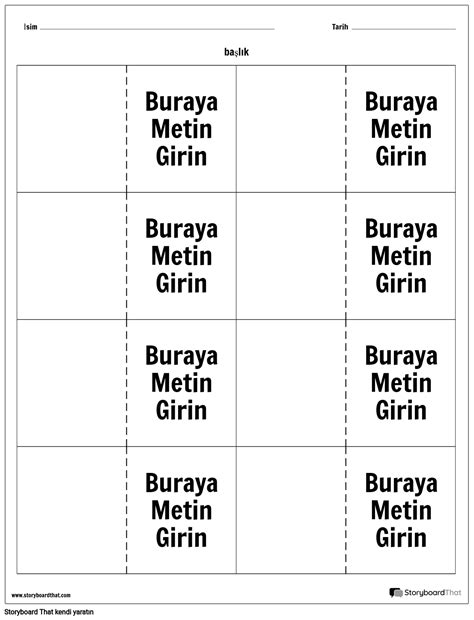 Bilgi Kartlar Yukar Storyboard Por Tr Examples