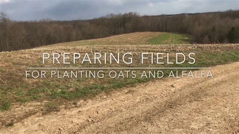 Preparing Ground For Planting Oats And Alfalfa On A Wisconsin Dairy