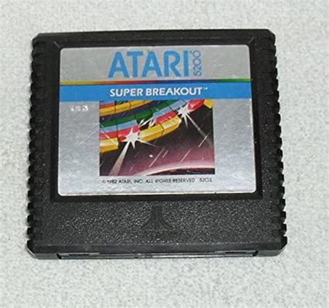 Super Breakout For Atari Vintage Arcade