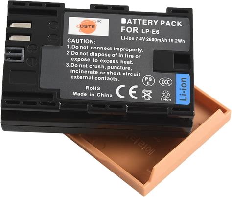 Dste Spare Battery For Canon Lp E6 Lp E6n Eos 5d Mark Ii 5d Mark Iii 5d