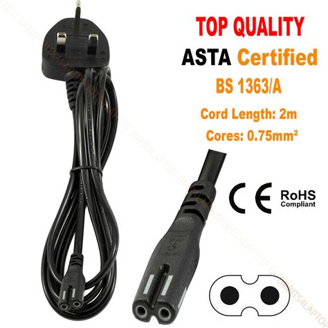 Fig8 Cable Mains Power Lead For HP Photosmart Plus B209A Ink Printer EBay