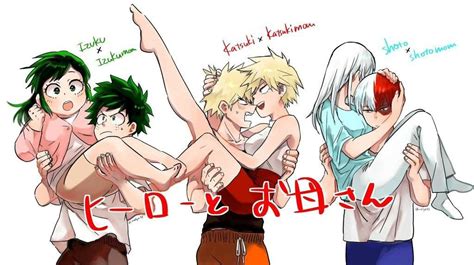 Midoriya Izuku Bakugou Katsuki Todoroki Shouto Bakugou Mitsuki