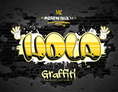 Graffiti Text Effects 10 PSD Vol 3 Add Ons GraphicRiver