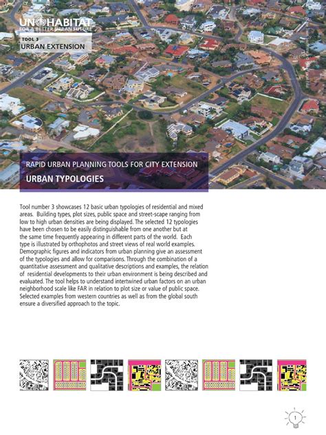 Rapid Urban Planning Tools For City Extensions Tool 4 Urban Types Building Plot Public Space