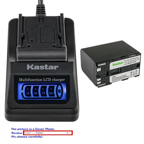 Kastar Battery Lcd Quick Charger For Canon Bp G Bp Canon Es