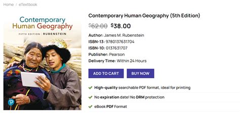Pdf Contemporary Human Geography 5th Edition Pearson