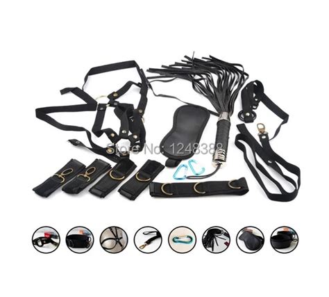 Sex Products Toughage 10 Pcs Set Adult Sex Restraints Toys Roleplay