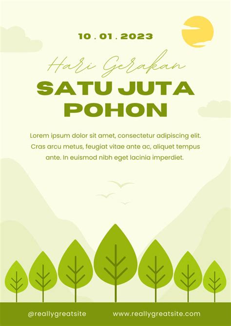 Gratis Desain Contoh Pohon Canva