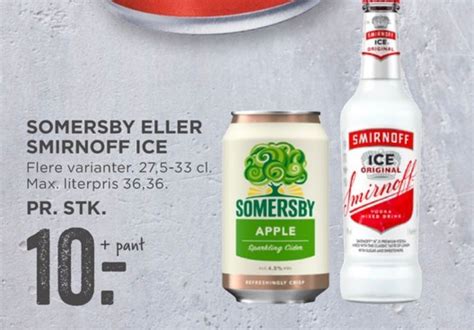 Smirnoff Ice Rtd Cider Tilbud Hos MENY