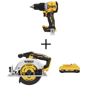 Dewalt V Max Xr Brushless Cordless In Hammer Drill Tool Only