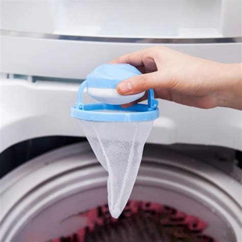 Taykoo Plum Washing Machine Hair Filter Cleaning Mesh Bag Floating Pet