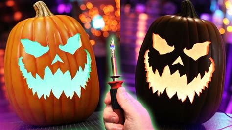 How to Carve, Paint, and Light a Craft Store Foam Pumpkin Easy DIY Hot ...