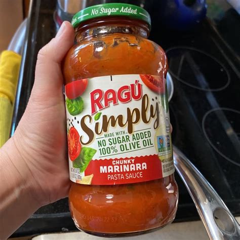 Ragu Simply Chunky Marinara Pasta Sauce Review Abillion