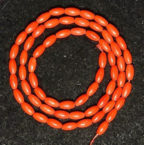 1 Strang Rare Echte Orange 1AA Korallen Perlen 6 X 3 Mm Kaufen Auf