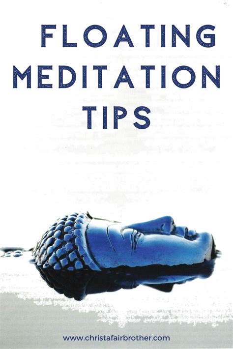 Floating Meditation Tips - ChristaFairbrother