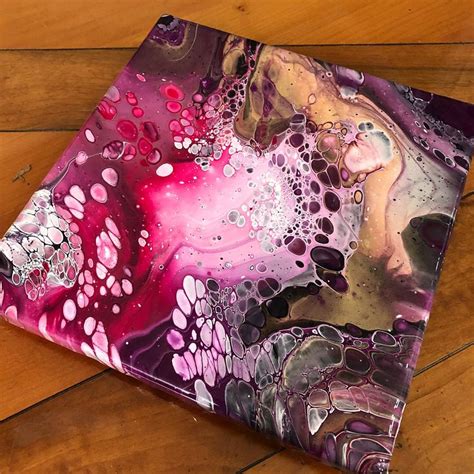 S. Escondida « planet Mars » | Peinture pouring, Art de la peinture ...