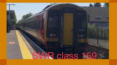 SWR Class 159007 159101 Departs Crewkerne With Horn YouTube