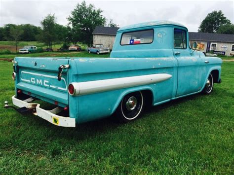 Gmc Rare Apache Fleetside Truck Gmc Pickup Ratrod Patina Hotrod