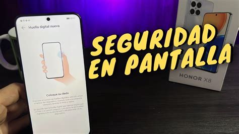 HONOR X8 Cómo Activar la Seguridad En Pantalla de tu MÓVIL FÁCIL