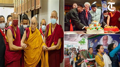 The Dalai Lama Turns Tibetans Offer Prayers For Long Life Hold