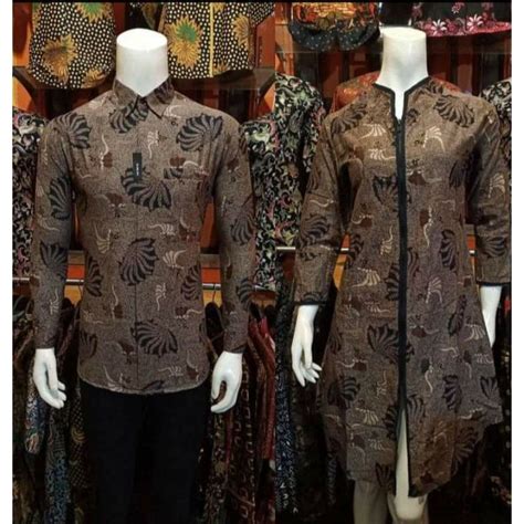 Jual Batik Couple NotoArto Batik IPNU IPPNU Kemeja Pria Sogan Lawasan